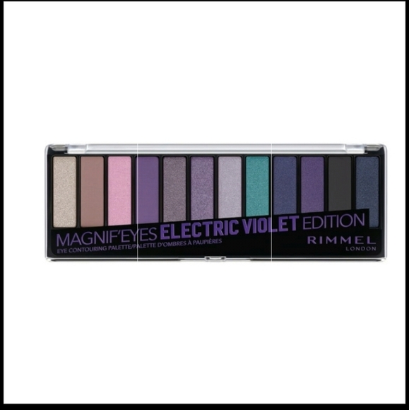 Free W/ purchase Rimmel Magnif'eyes Eyeshadow Palette, Electric Violet Edition - Picture 1 of 3